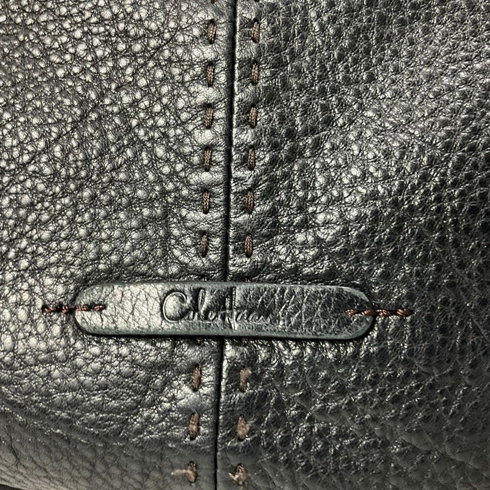 COLE HAAN Black Leather Hobo Shoulder Bag - Picture 3 of 9